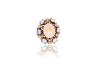 Anello con opali e madreperla - Asta Preziosi