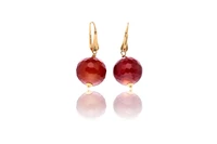 Paio di orecchini con corniole - Asta Preziosi