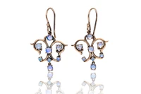 Paio di orecchini con opali - Asta Preziosi