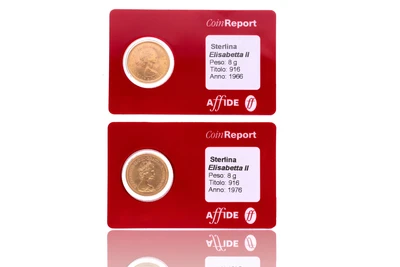 Due sterline inglesi - Asta Preziosi