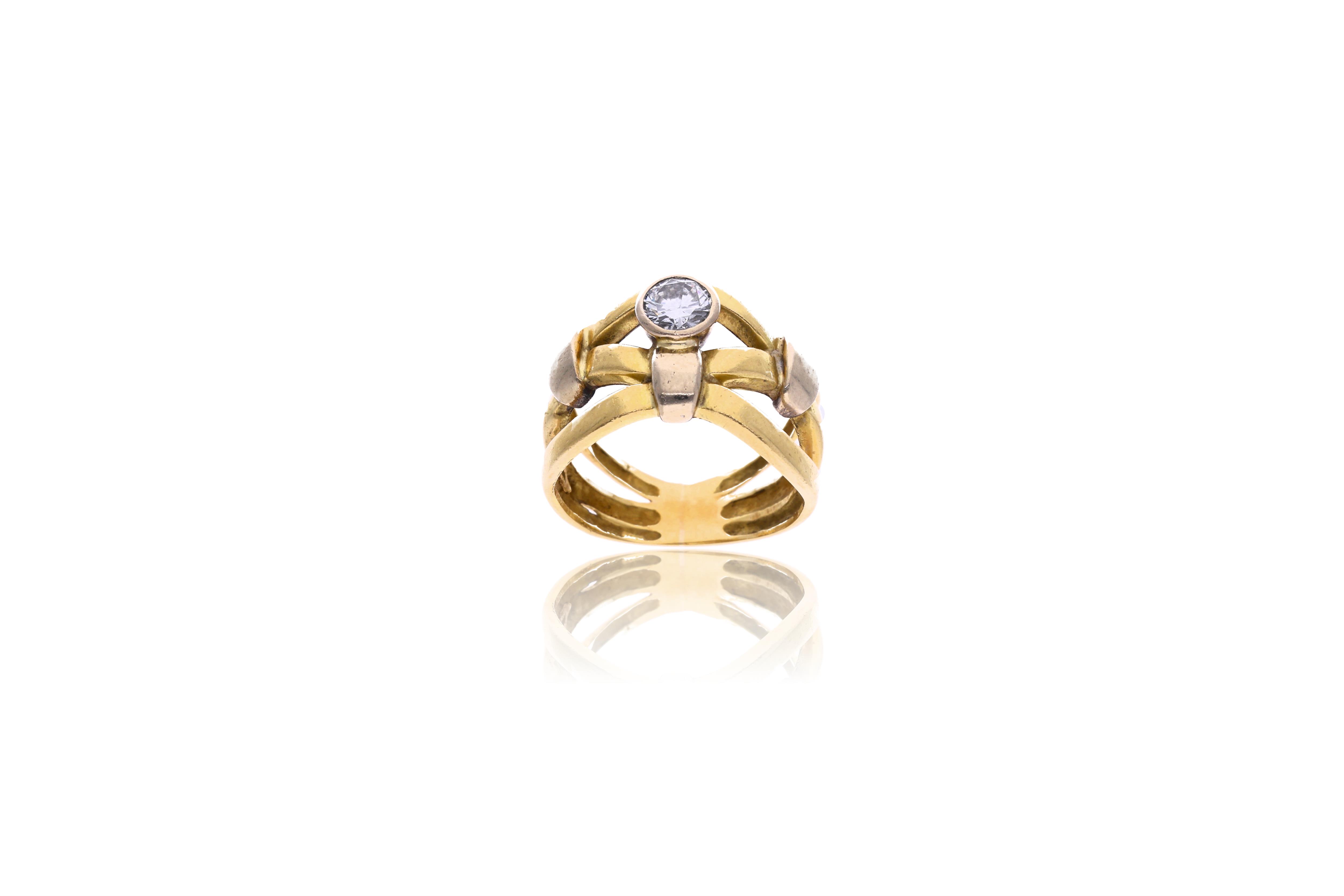 Anello con diamante - Asta Preziosi