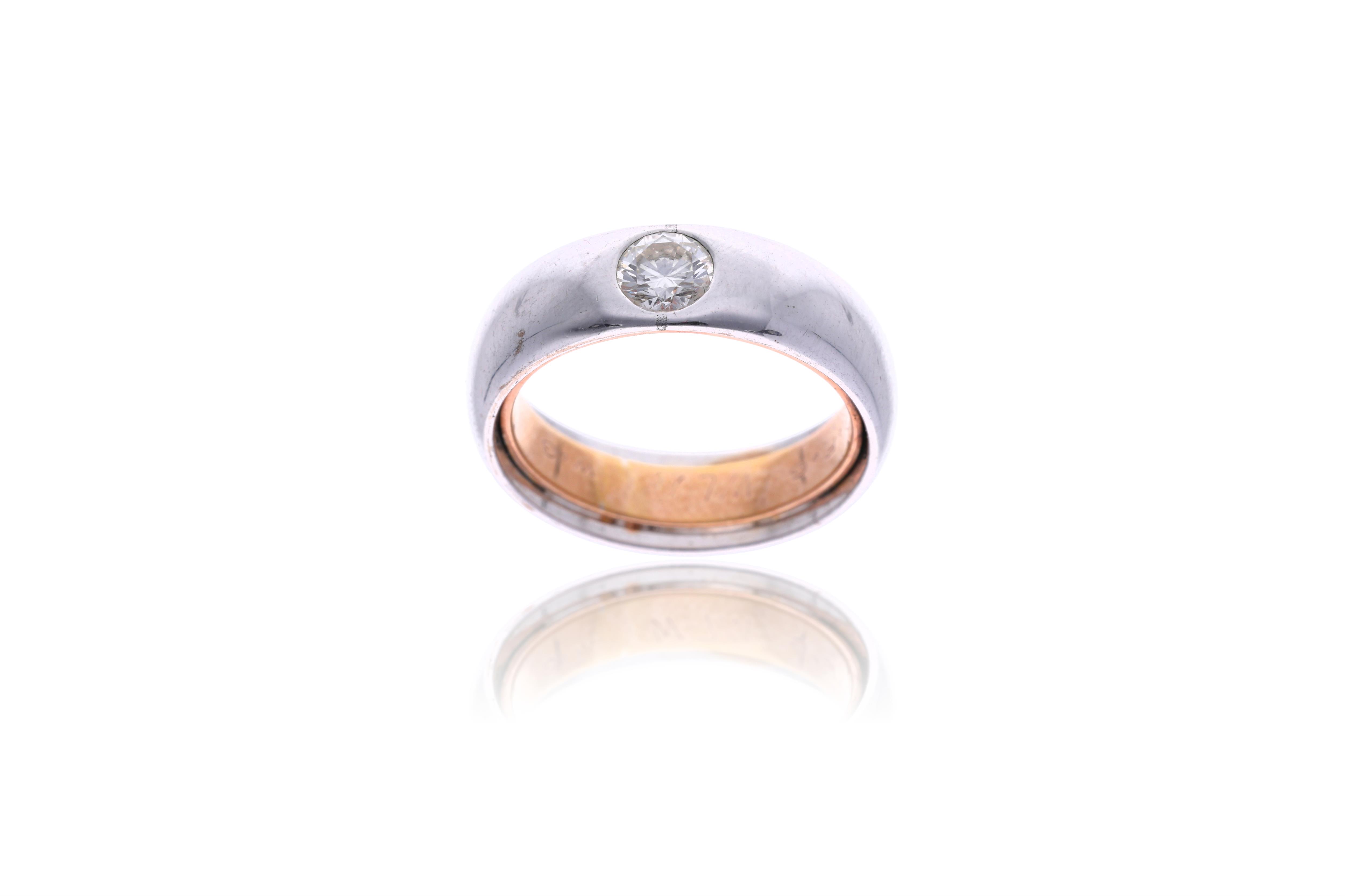 Anello con diamante - Asta Preziosi