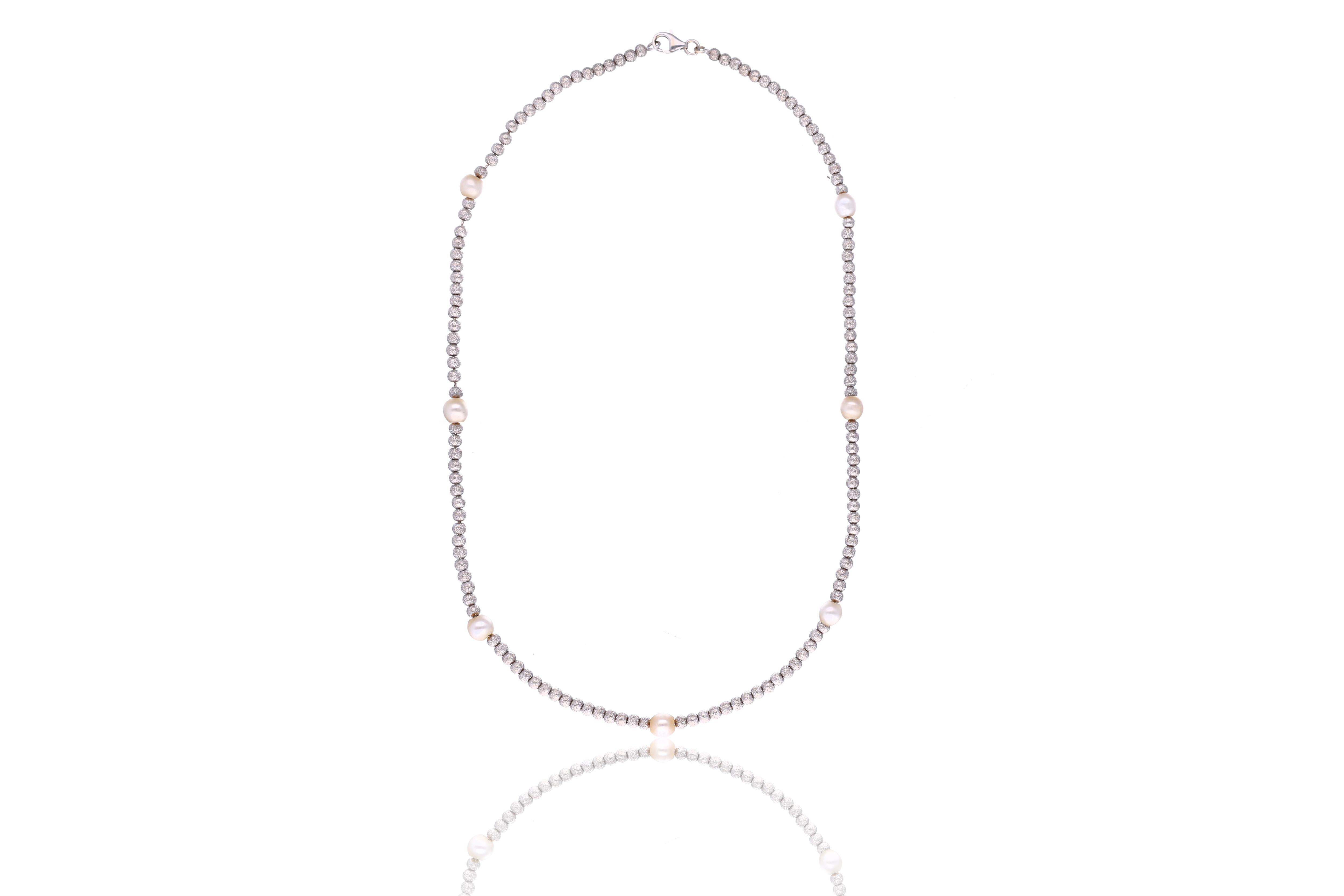 Collana con perle di fiume - Asta Preziosi