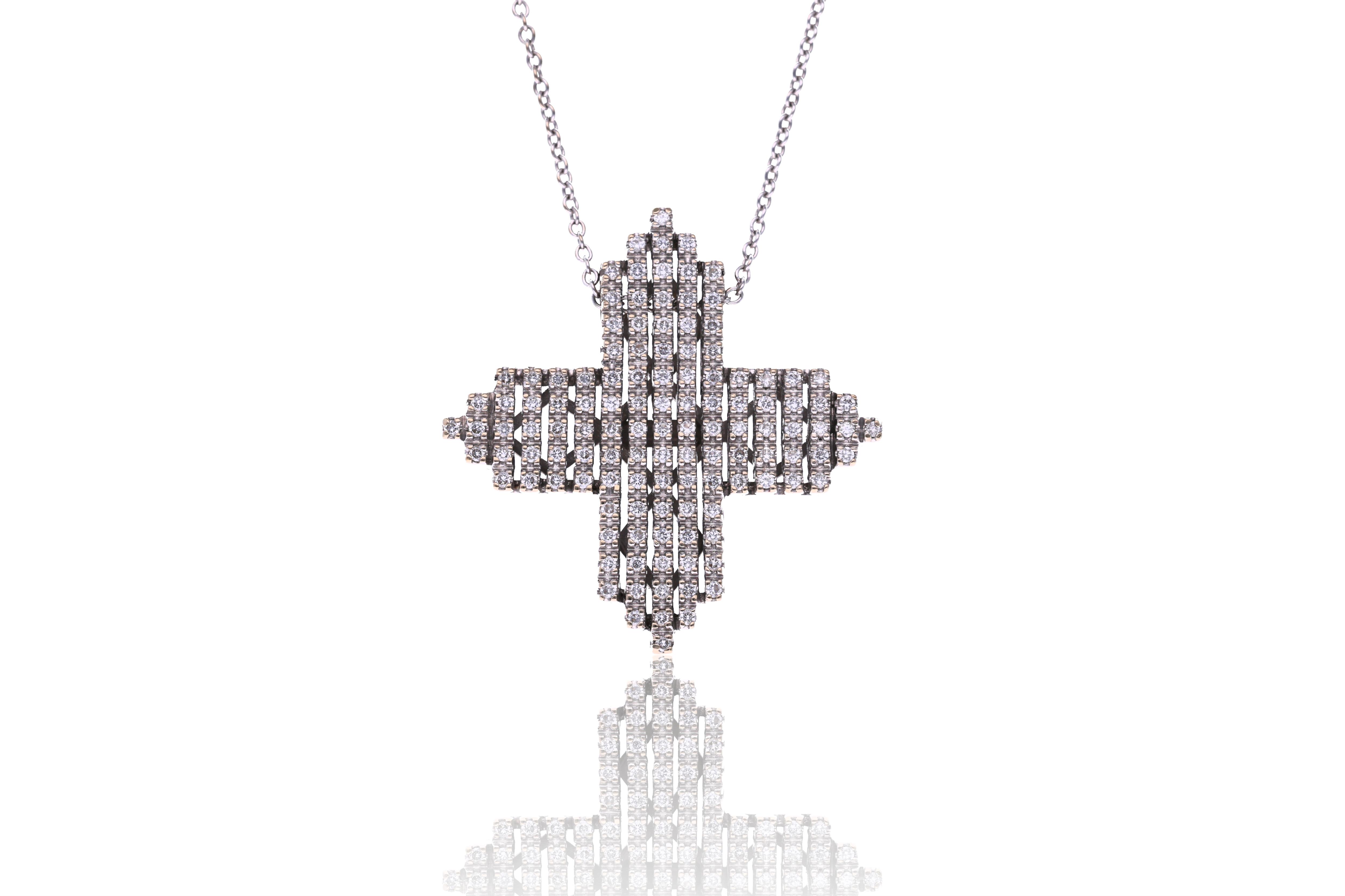 Collana e ciondolo con diamanti - Asta Preziosi