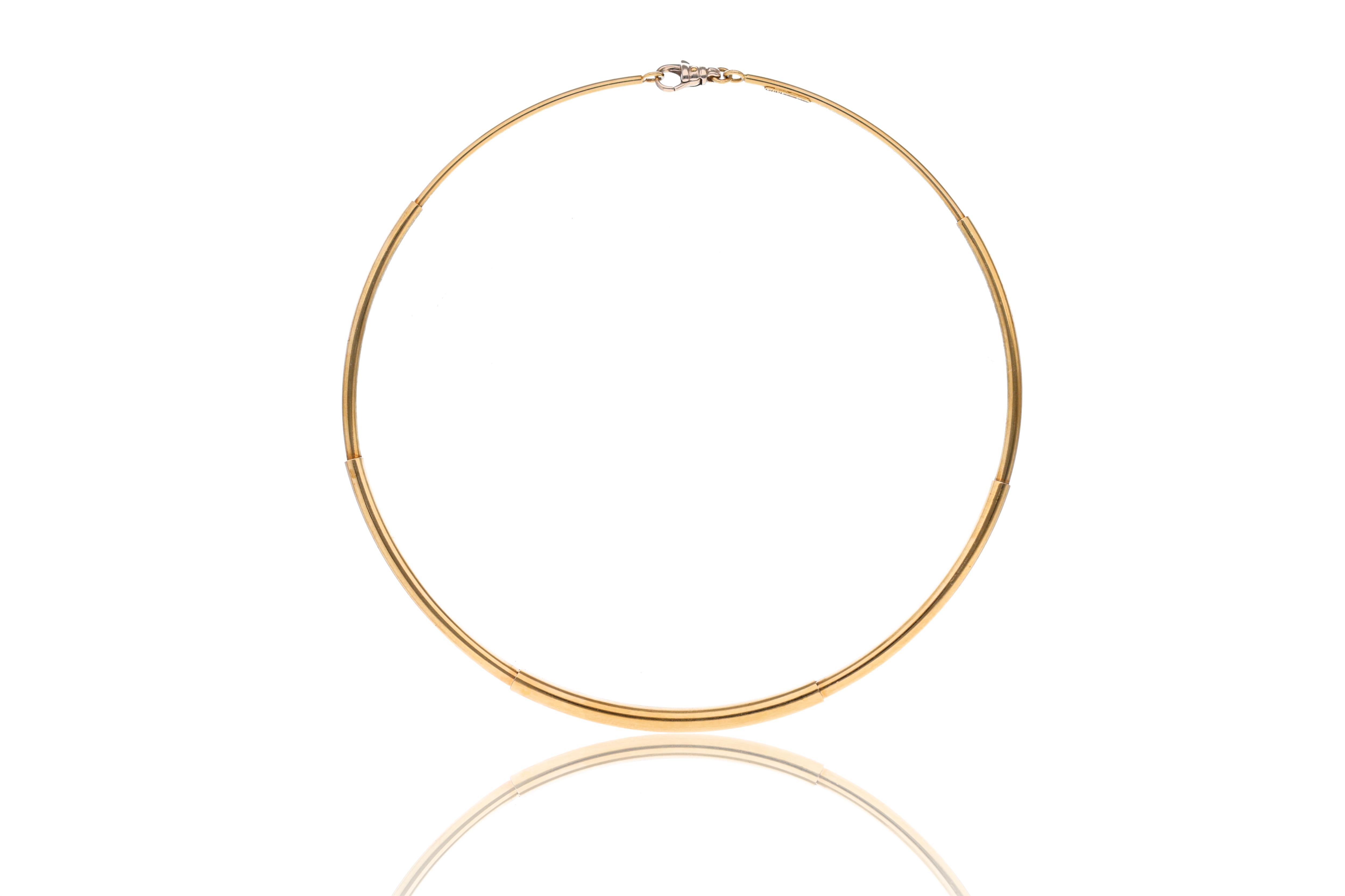 Collana semirigida in oro - Asta Preziosi