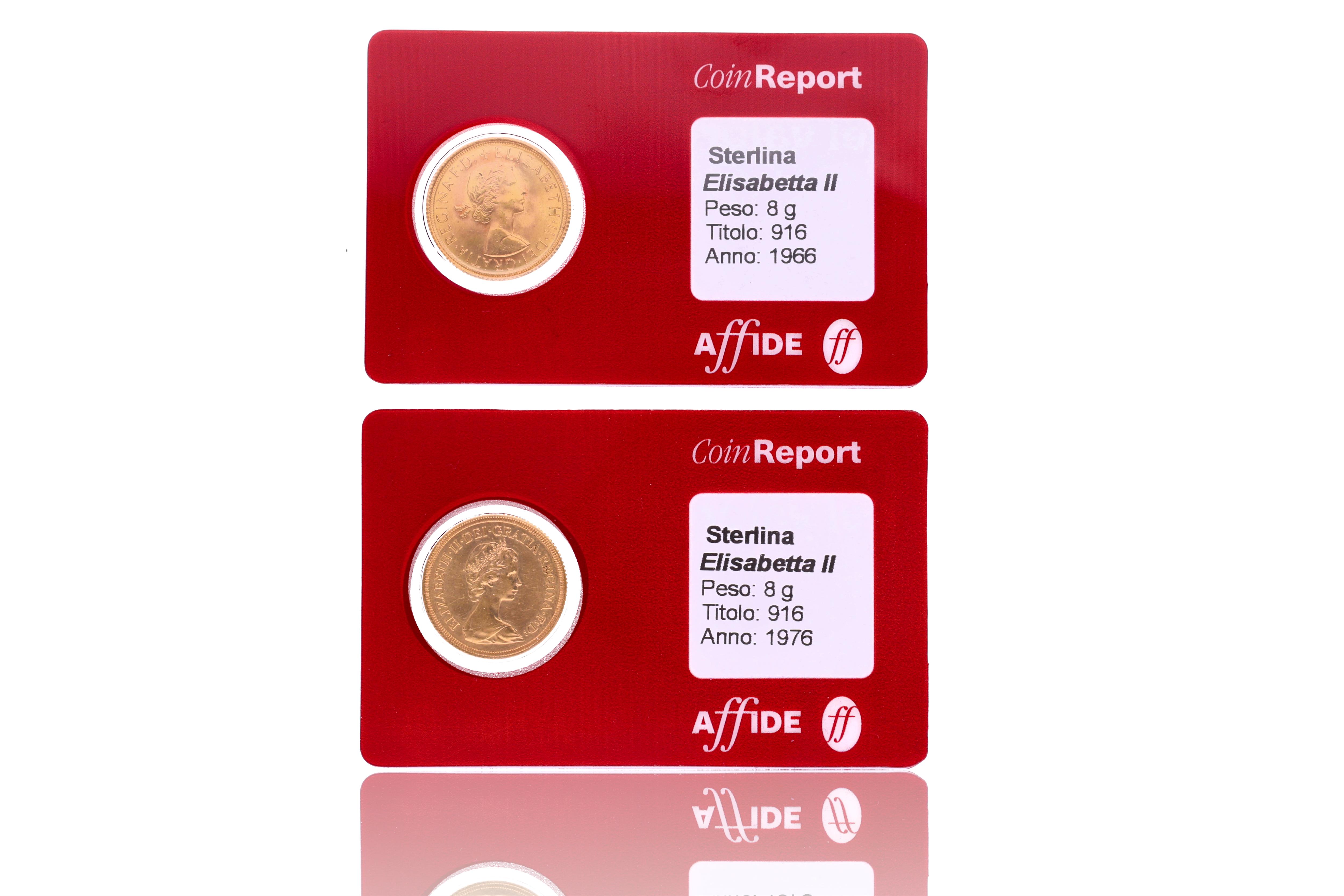 Due sterline inglesi - Asta Preziosi