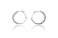 Paio di orecchini a cerchio con diamanti - Asta Preziosi