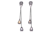 Paio di orecchini con diamanti - Asta Preziosi