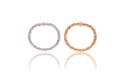 Chimento, due bracciali con diamanti - Asta Preziosi