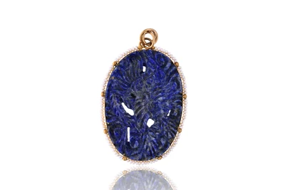 Ciondolo con lapislazzuli - Asta Preziosi