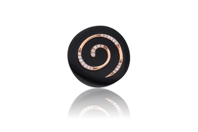 Ponte Vecchio Gioielli, anello con diamanti e onice - Asta Preziosi