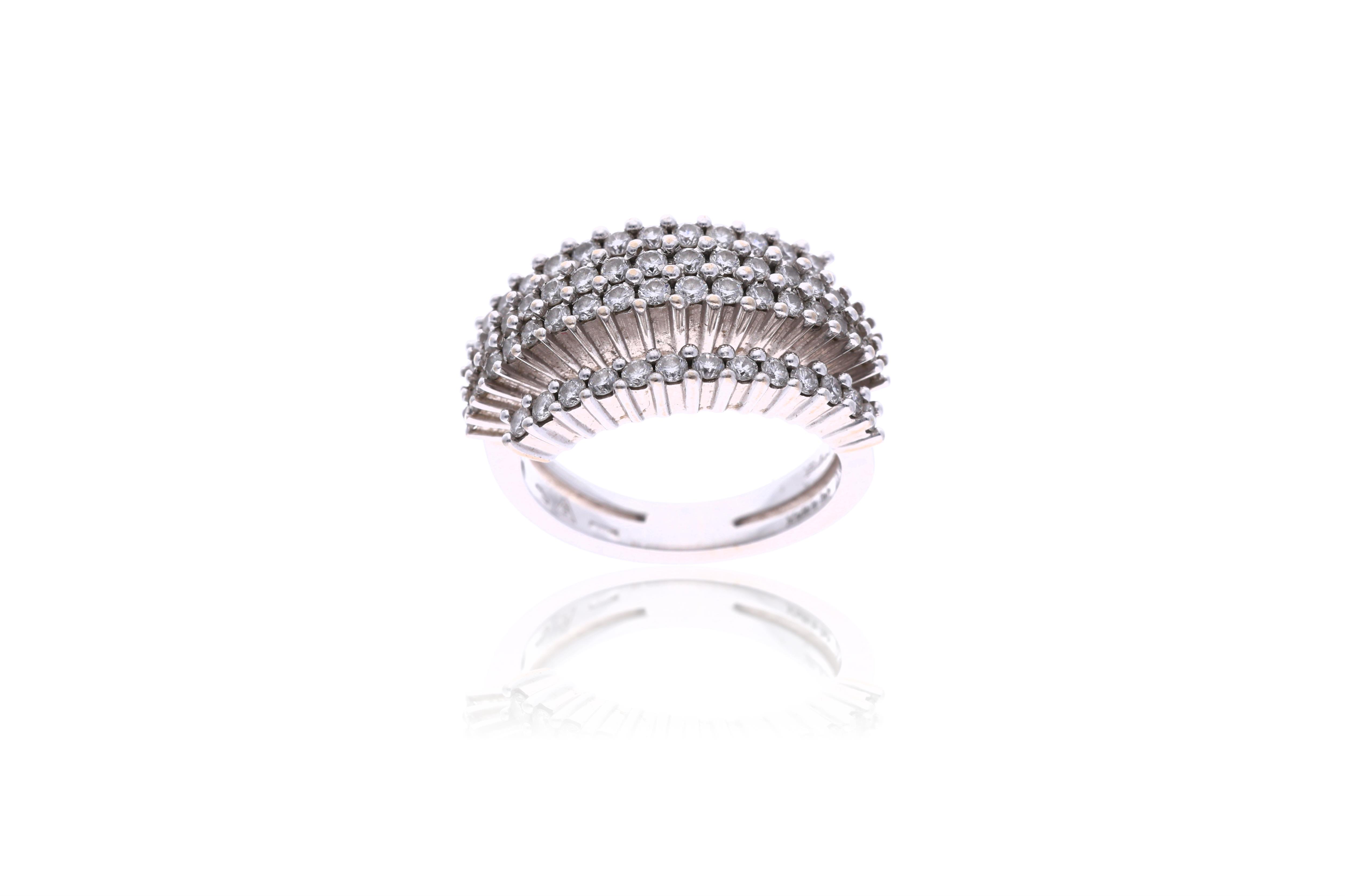 Salvini, anello con diamanti - Asta Preziosi