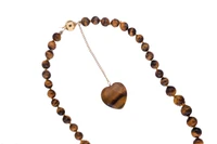 Collana in occhio di tigre - Asta Preziosi