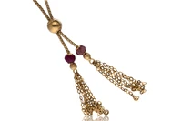 Collana saliscendi con pietre - Asta Preziosi