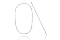 Demi-parure, collana e bracciale in oro bianco - Asta Preziosi