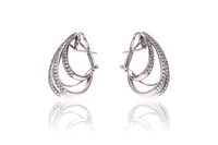 Paio di orecchini con diamanti - Asta Preziosi