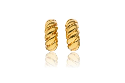 Chimento, paio di orecchini in oro - Asta Preziosi