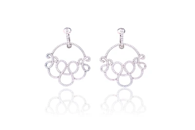 Paio di orecchini con pietre - Asta Preziosi