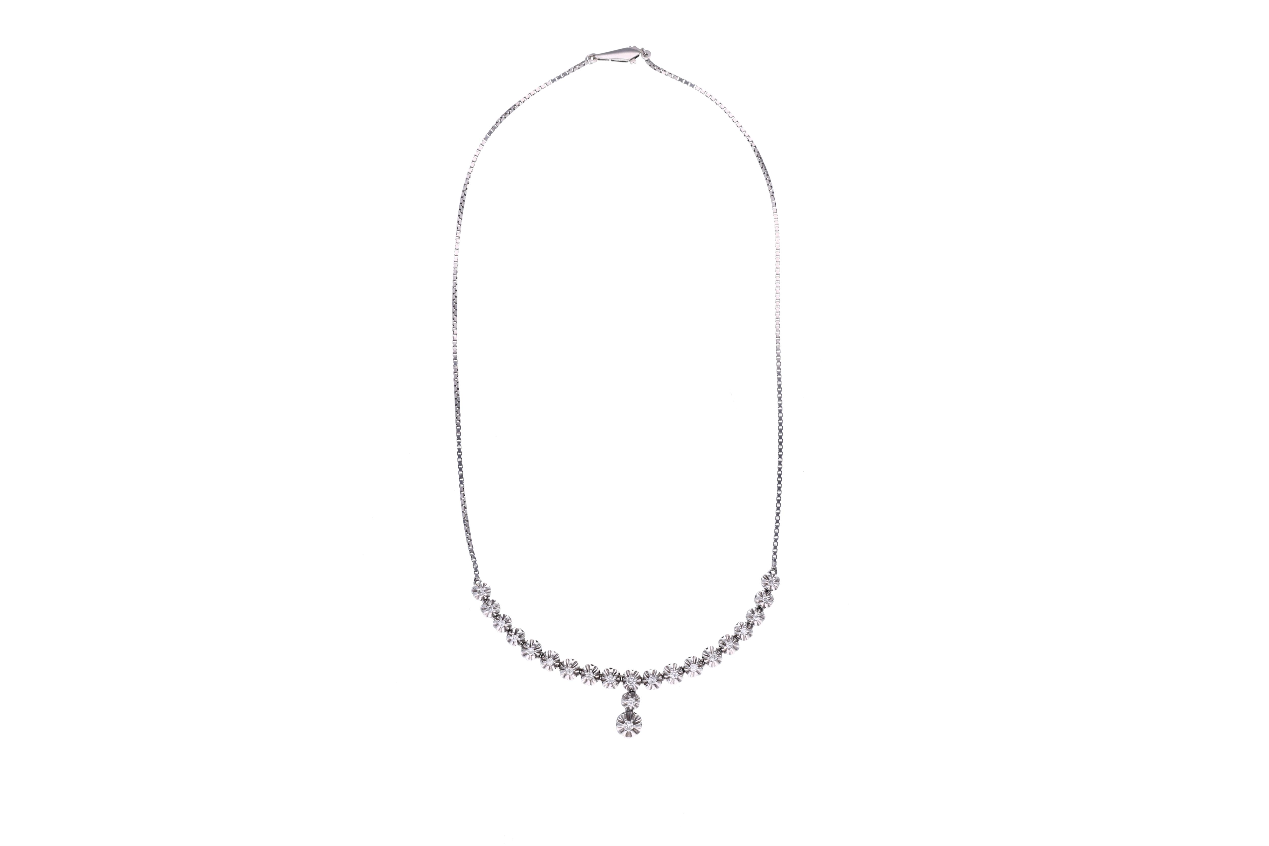 Collana con diamanti - Asta Preziosi