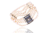 Bracciale a quattro fili di perle - Asta preziosi