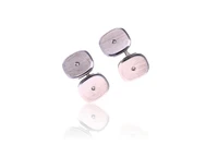 Paio di gemelli con diamanti - Asta preziosi