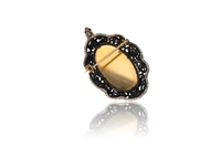 Spilla/ciondolo in argento e oro - Asta preziosi