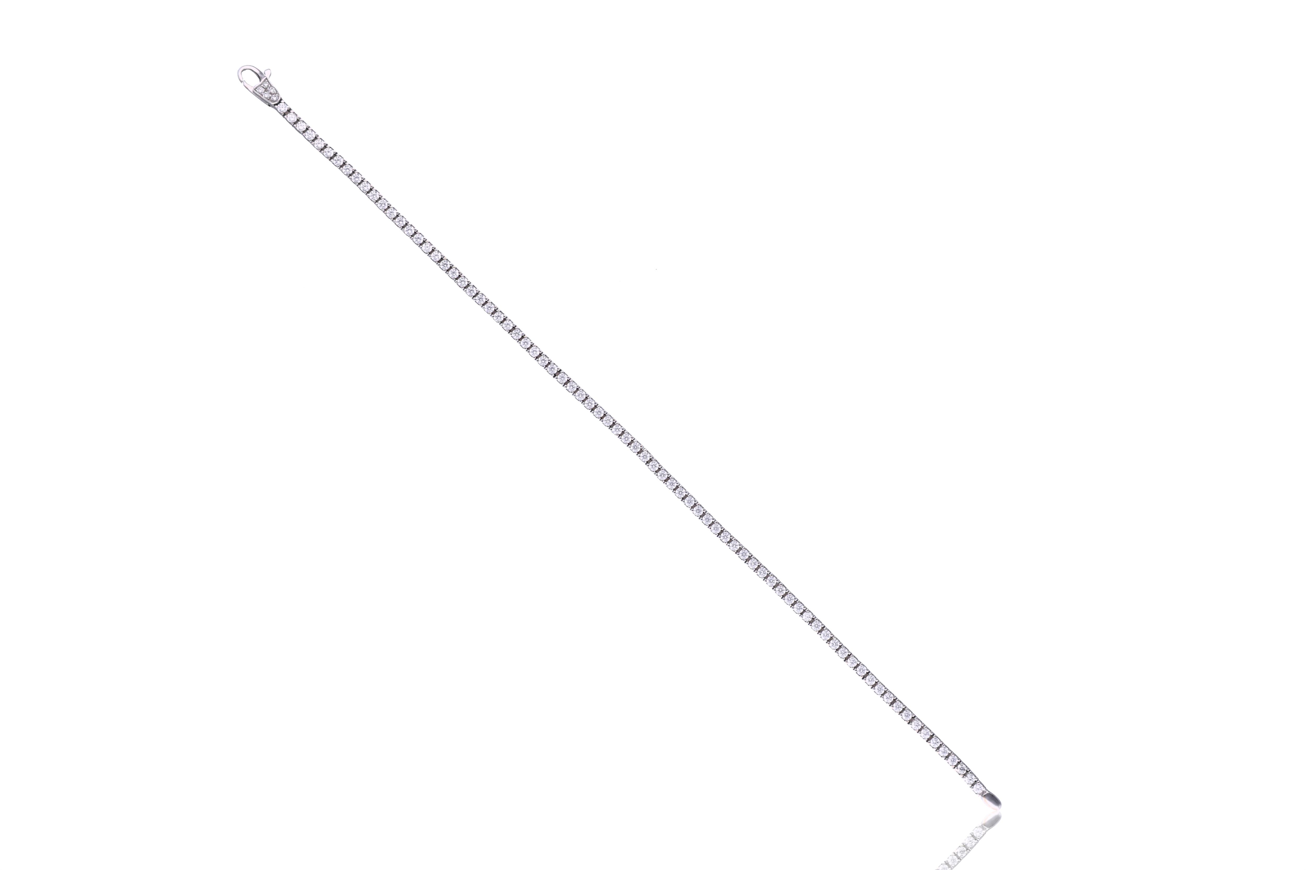 Bracciale tennis con pietre - Asta preziosi