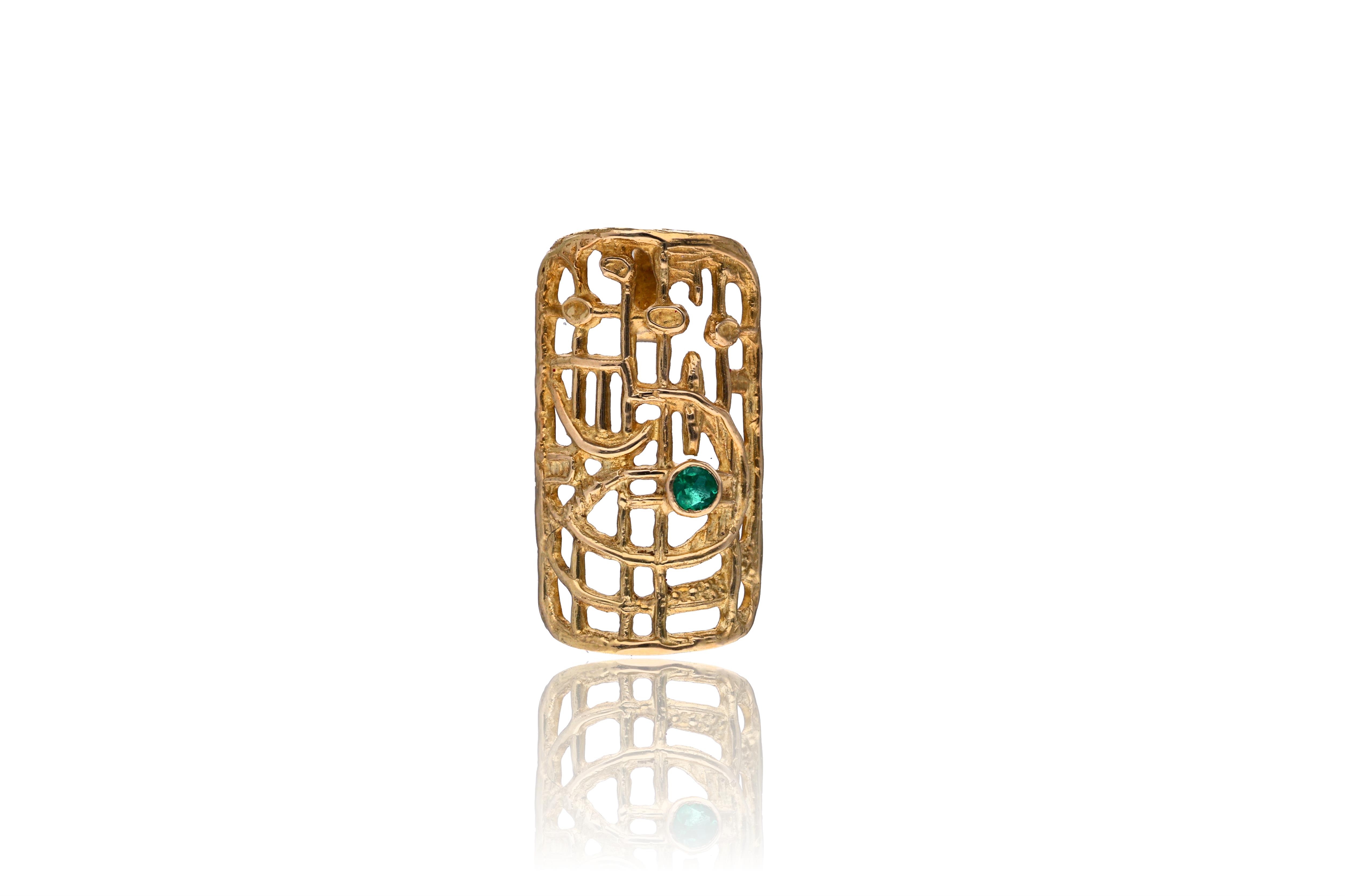 Ciondolo con smeraldo - Asta preziosi