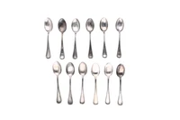 Dodici cucchiaini in argento - Asta Preziosi