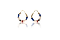 Paio di orecchini con smalti - Asta Preziosi