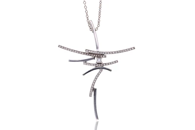 Alfieri & St. John, collana e ciondolo con diamanti - Asta Preziosi Alfieri & St. John, collana e ciondolo con diamanti - Asta Preziosi