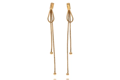 Paio di orecchini pendenti in oro - Asta Preziosi