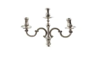 Candelabro a tre fiamme in argento - Asta Preziosi