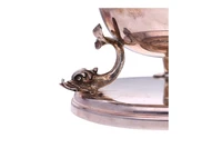 Cassetti, saliera in argento - Asta Preziosi