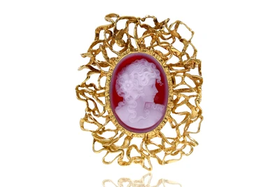 Spilla/ciondolo con cammeo - Asta Preziosi