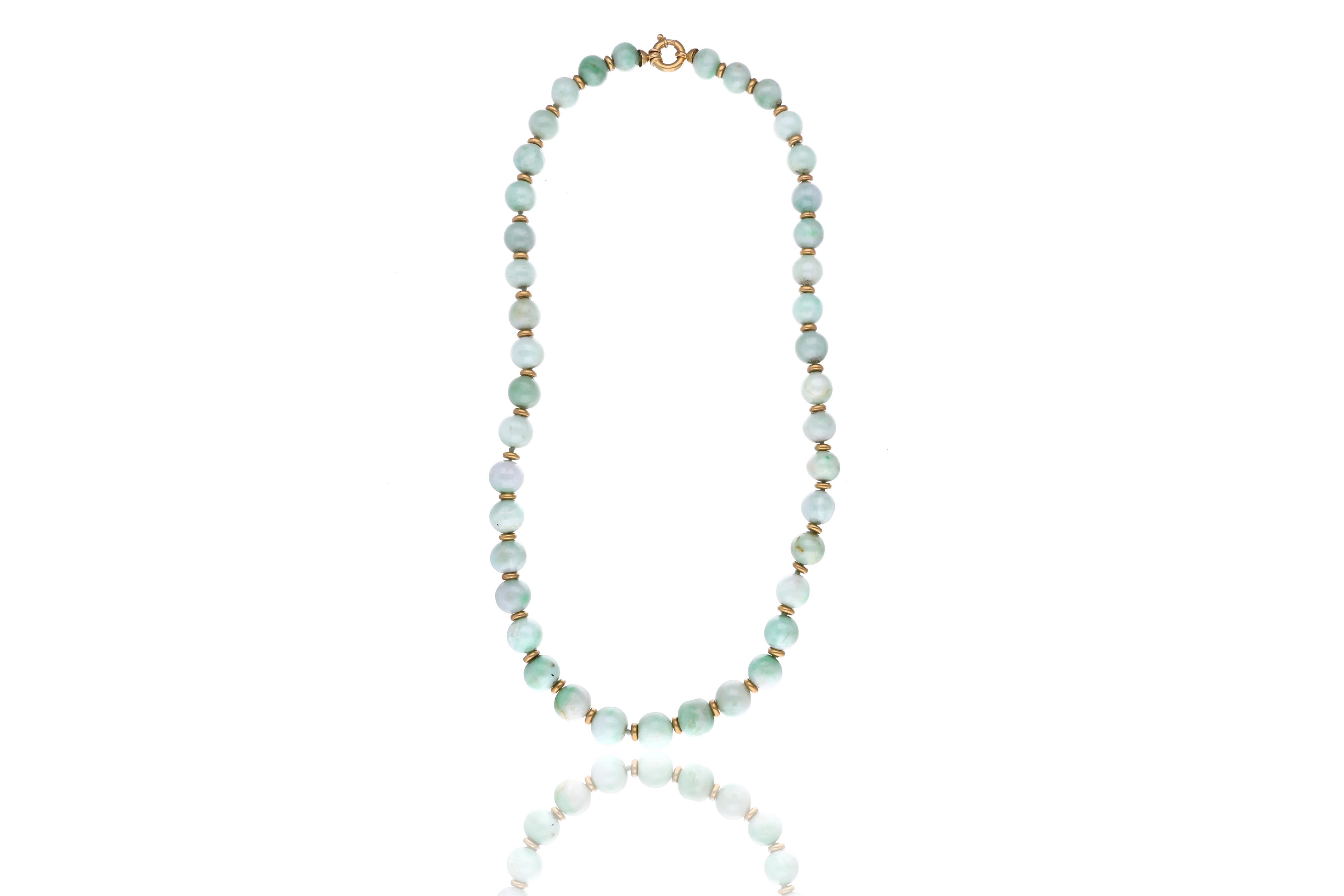 Collana a sfere di giada - Asta Preziosi