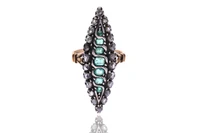 Anello con smeraldi e diamanti - Asta Preziosi