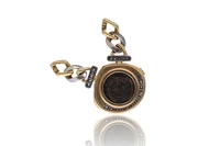 Centrale per collana con diamanti e moneta - Asta Preziosi