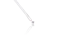 Collana punto luce con diamante - Asta Preziosi