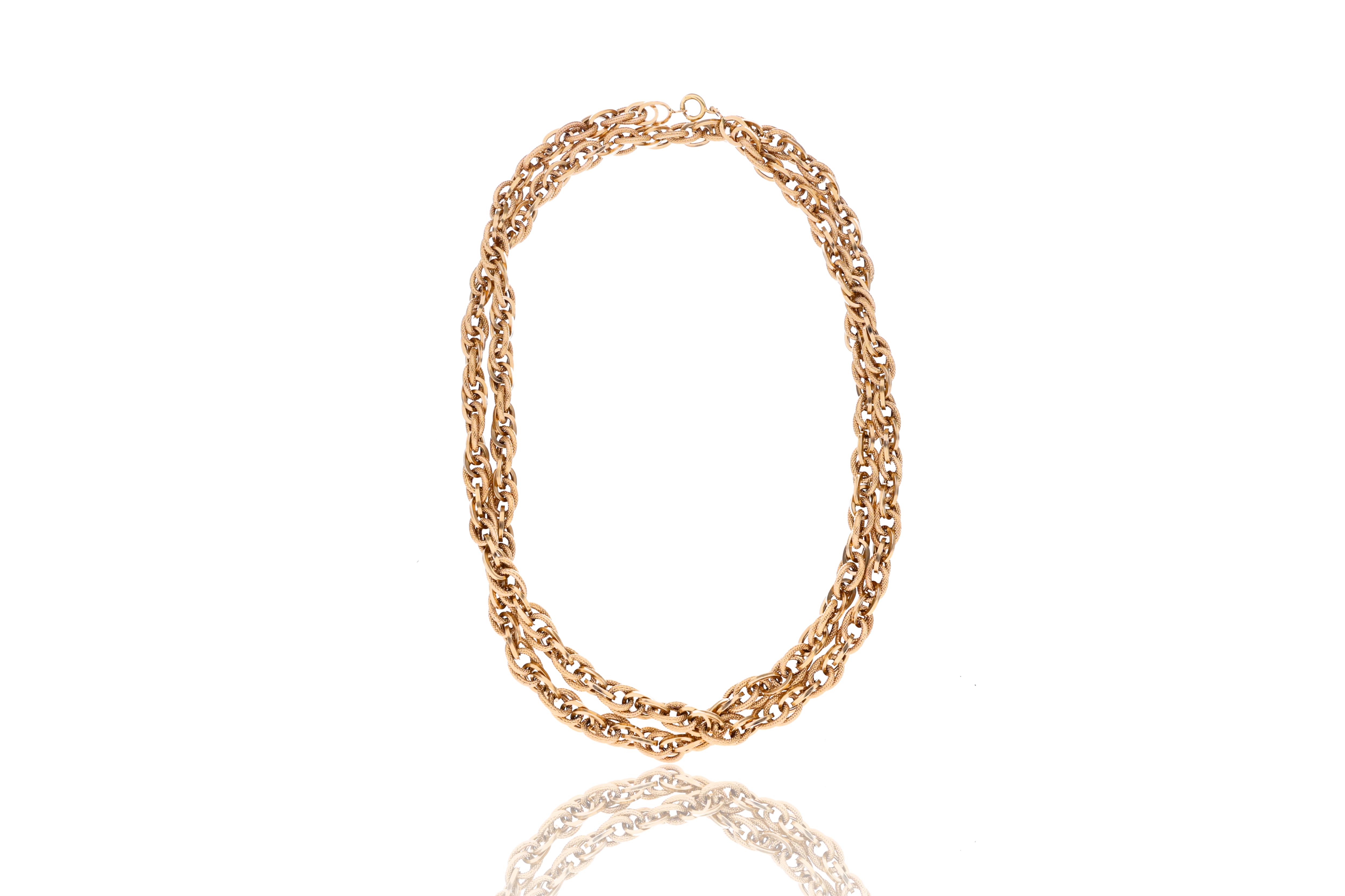 Collana in oro - Asta Preziosi