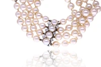 Bracciale con diamanti e perle coltivate - Asta Preziosi