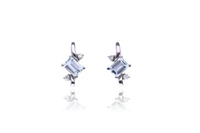 Paio di orecchini con acquamarina e diamanti - Asta Preziosi