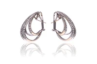 Paio di orecchini con diamanti - Asta Preziosi