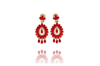 Paio di orecchini con diamanti e coralli - Asta Preziosi