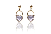 Paio di orecchini con pietre - Asta Preziosi