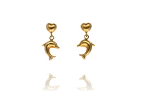 Paio di orecchini in oro - Asta Preziosi