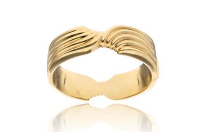 Anselmini, bracciale rigido in oro - Asta Preziosi