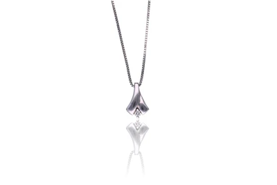 Collana con diamante - Asta Preziosi