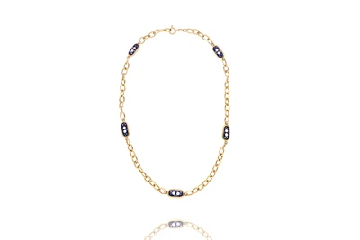 Collana con smalti - Asta Preziosi