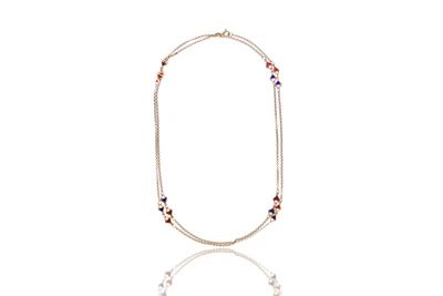 Collana con smalti in oro - Asta Preziosi